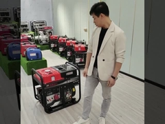 Generador diesel del marco abierto